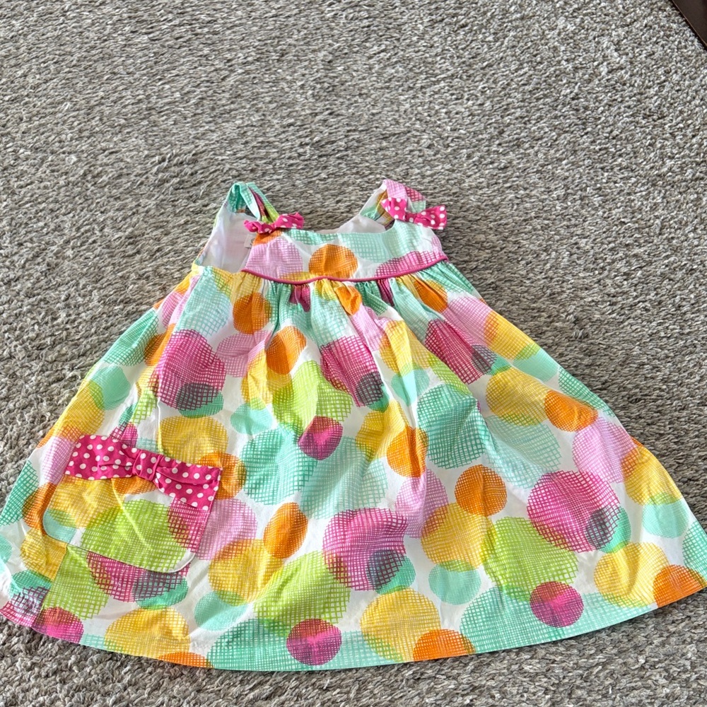 Bright multi-colored dress 4T toddler girl